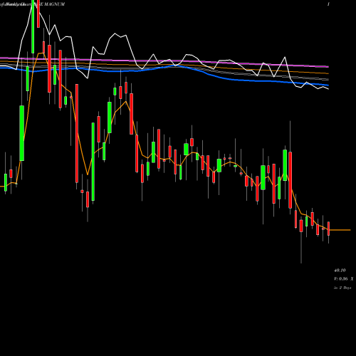 Weekly charts share MAGNUM Magnum Ventures Limited NSE Stock exchange 