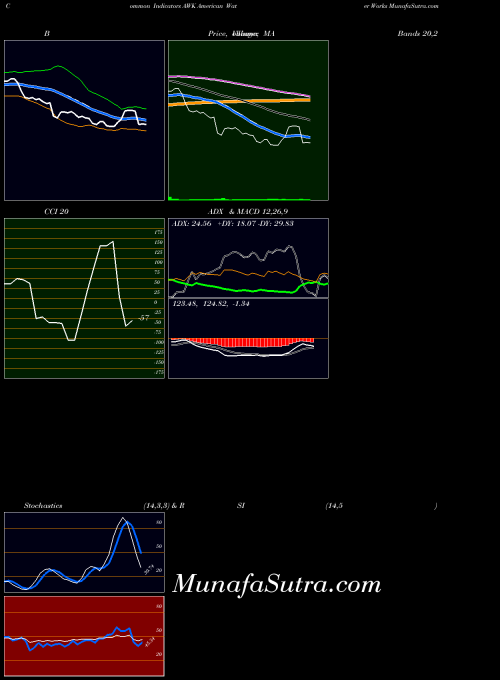 American Water indicators chart 