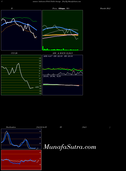 Public Storage indicators chart 