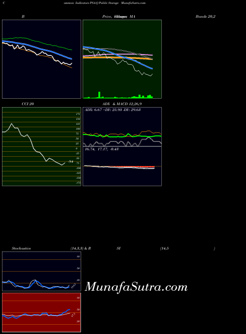 Public Storage indicators chart 