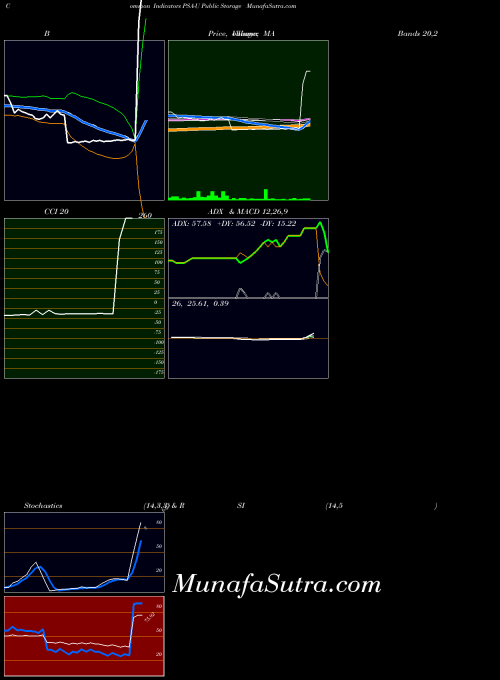 Public Storage indicators chart 