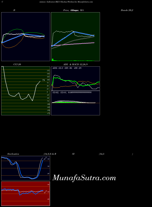 Ruckus Wireless indicators chart 