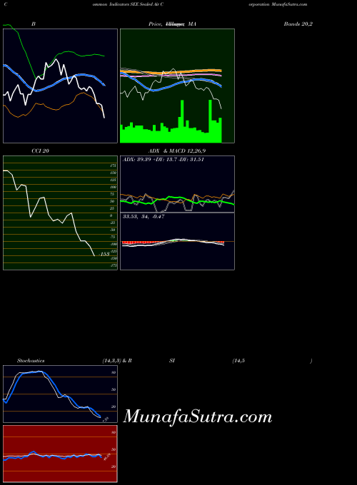 Sealed Air indicators chart 