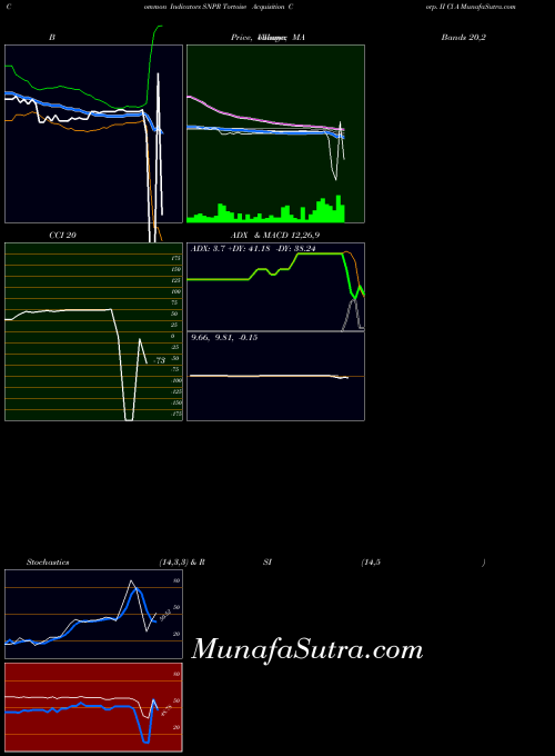 Tortoise Acquisition indicators chart 