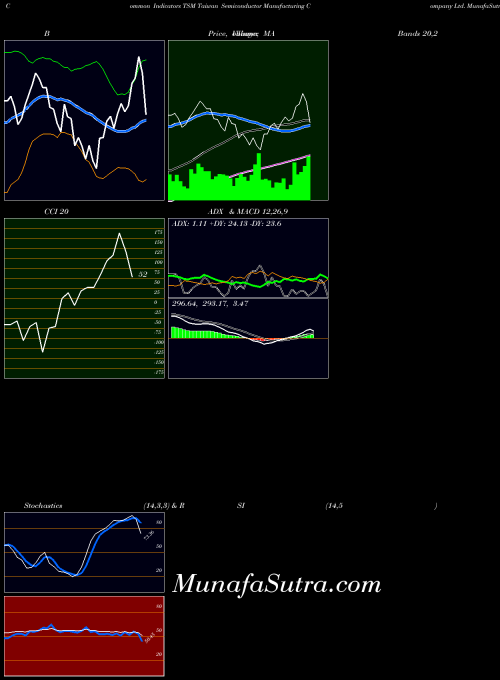 Taiwan Semiconductor indicators chart 