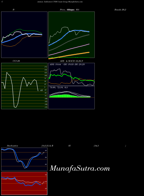 NYSE Unum Group UNM PriceVolume indicator, Unum Group UNM indicators PriceVolume technical analysis, Unum Group UNM indicators PriceVolume free charts, Unum Group UNM indicators PriceVolume historical values NYSE