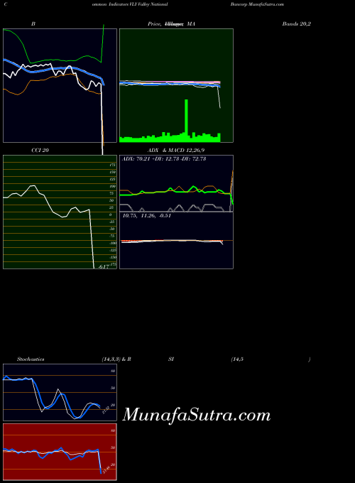 Valley National indicators chart 