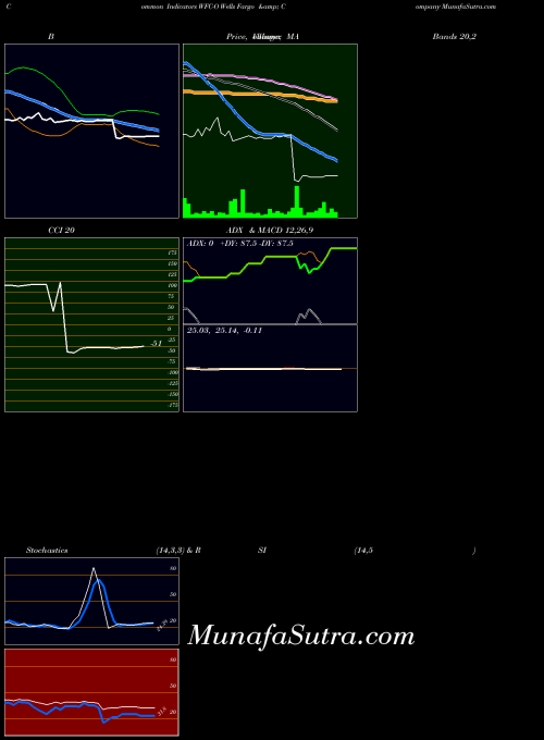 Wells Fargo indicators chart 