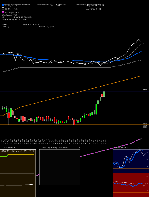 PlayAGS, Inc. AGS Support Resistance charts PlayAGS, Inc. AGS NYSE