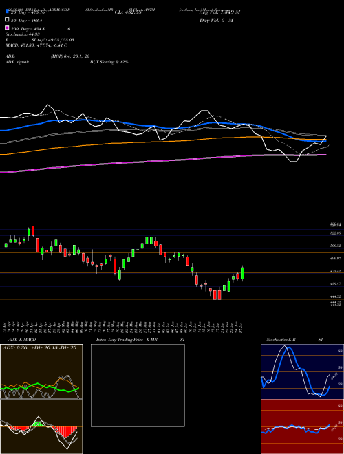 Anthem, Inc. ANTM Support Resistance charts Anthem, Inc. ANTM NYSE