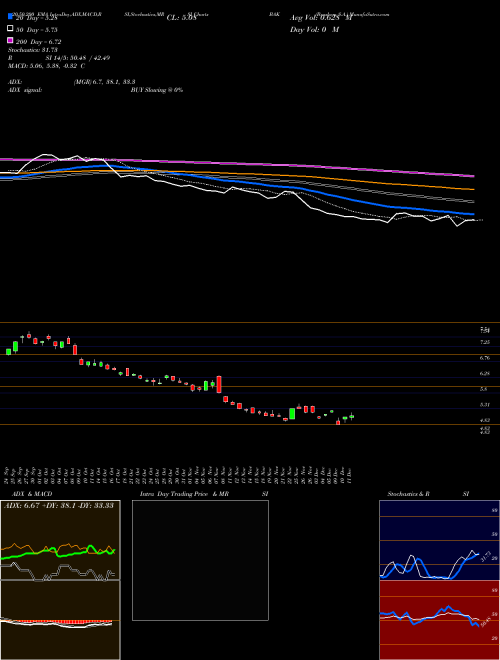 Braskem S.A. BAK Support Resistance charts Braskem S.A. BAK NYSE