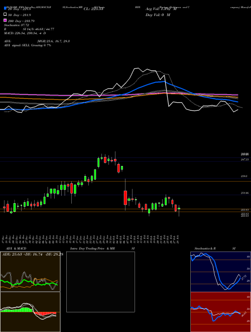 Becton, Dickinson And Company BDX Support Resistance charts Becton, Dickinson And Company BDX NYSE