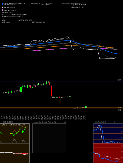 Citigroup Inc C-J Support Resistance charts Citigroup Inc C-J NYSE