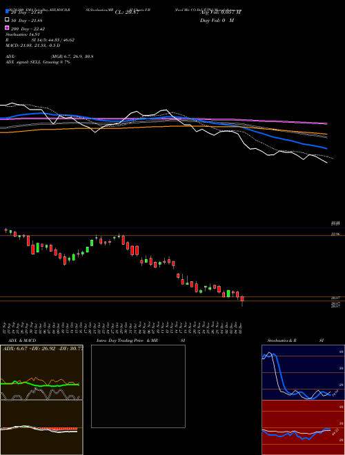 Ford Mtr CO Del [F/Pb] F-B Support Resistance charts Ford Mtr CO Del [F/Pb] F-B NYSE