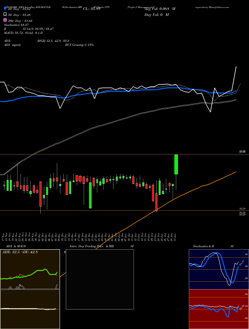 Triple-S Management Corporation GTS Support Resistance charts Triple-S Management Corporation GTS NYSE
