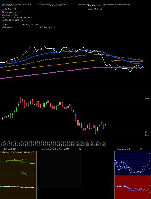 Blackrock MuniHoldings Fund, Inc. MHD Support Resistance charts Blackrock MuniHoldings Fund, Inc. MHD NYSE