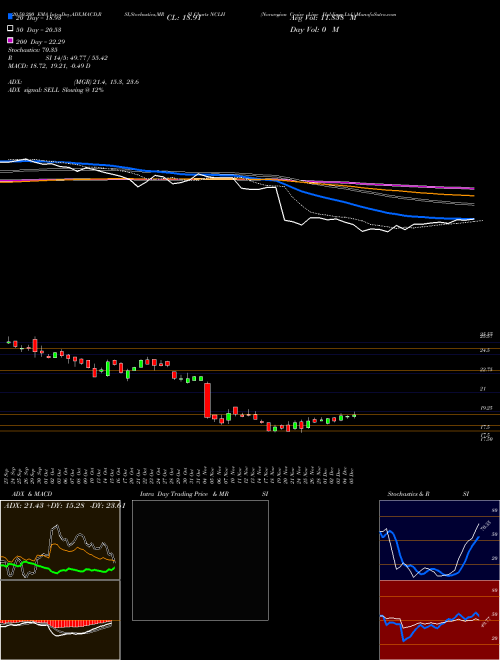 Norwegian Cruise Line Holdings Ltd. NCLH Support Resistance charts Norwegian Cruise Line Holdings Ltd. NCLH NYSE