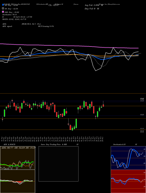 Owens-Illinois, Inc. OI Support Resistance charts Owens-Illinois, Inc. OI NYSE