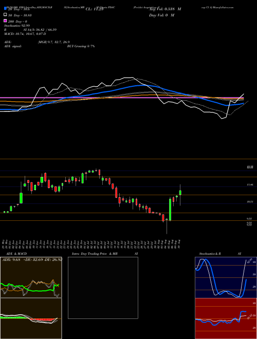 Peridot Acquisition Corp Cl A PDAC Support Resistance charts Peridot Acquisition Corp Cl A PDAC NYSE