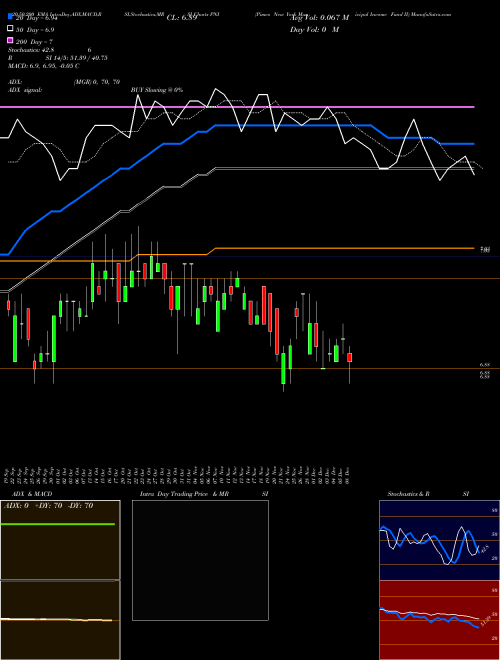 Pimco New York Municipal Income Fund II PNI Support Resistance charts Pimco New York Municipal Income Fund II PNI NYSE