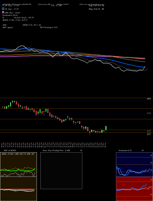 Public Storage PSA-P Support Resistance charts Public Storage PSA-P NYSE