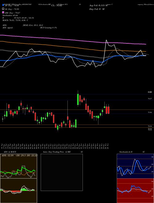 Stepan Company SCL Support Resistance charts Stepan Company SCL NYSE