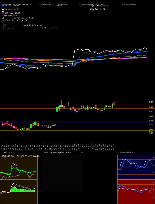 Transportadora De Gas Sa Ord B TGS Support Resistance charts Transportadora De Gas Sa Ord B TGS NYSE