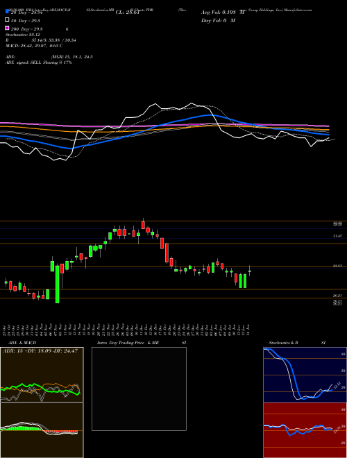 Thermon Group Holdings, Inc. THR Support Resistance charts Thermon Group Holdings, Inc. THR NYSE