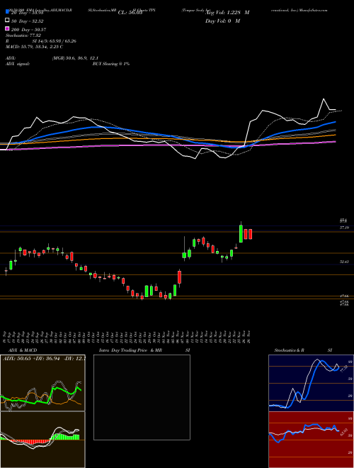 Tempur Sealy International, Inc. TPX Support Resistance charts Tempur Sealy International, Inc. TPX NYSE