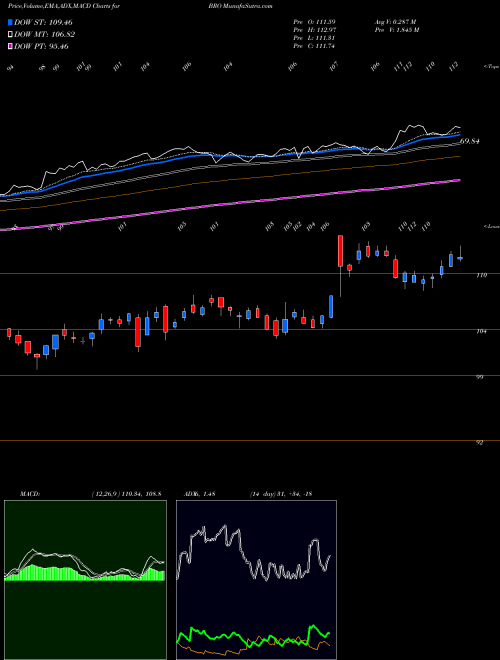 Munafa Brown & Brown, Inc. (BRO) stock tips, volume analysis, indicator analysis [intraday, positional] for today and tomorrow