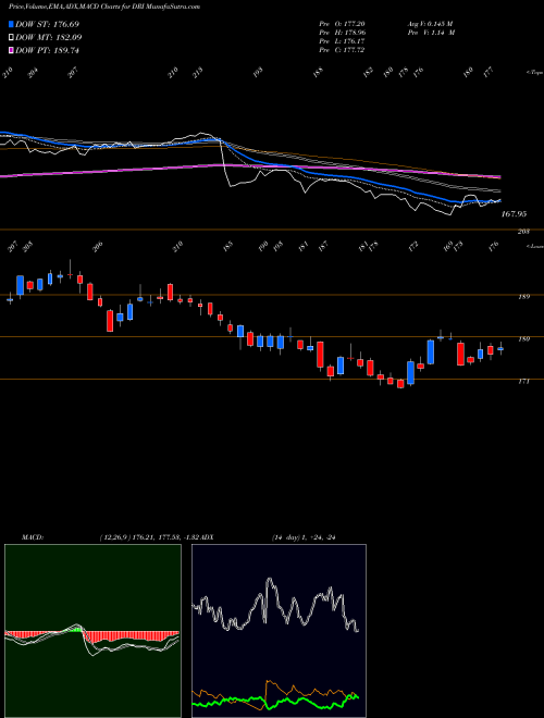 Munafa Darden Restaurants, Inc. (DRI) stock tips, volume analysis, indicator analysis [intraday, positional] for today and tomorrow