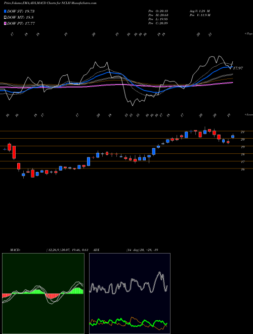 Munafa Norwegian Cruise Line Holdings Ltd. (NCLH) stock tips, volume analysis, indicator analysis [intraday, positional] for today and tomorrow