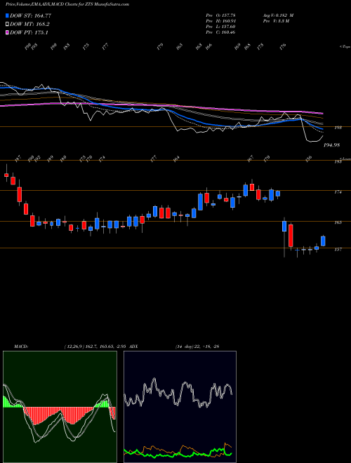 Munafa Zoetis Inc. (ZTS) stock tips, volume analysis, indicator analysis [intraday, positional] for today and tomorrow