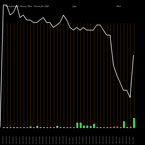 Money Flow charts share SQZ Sqz Biotechnologies Company NYSE Stock exchange 