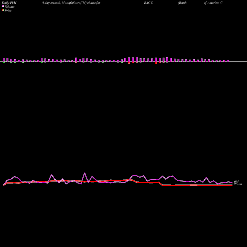 PVM Price Volume Measure charts Bank Of America Corporation BAC-C share NYSE Stock Exchange 