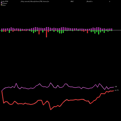 PVM Price Volume Measure charts BankUnited, Inc. BKU share NYSE Stock Exchange 