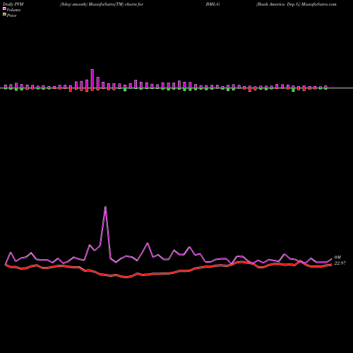 PVM Price Volume Measure charts Bank America Dep G BML-G share NYSE Stock Exchange 