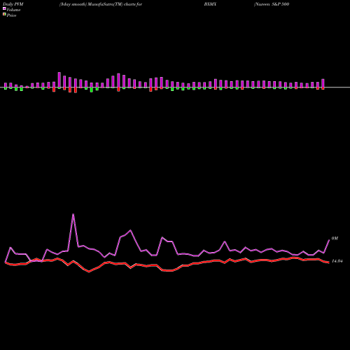 PVM Price Volume Measure charts Nuveen S&P 500 Buy-Write Income Fund BXMX share NYSE Stock Exchange 