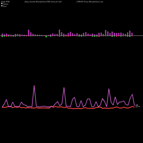 PVM Price Volume Measure charts STRATS Trust GJS share NYSE Stock Exchange 