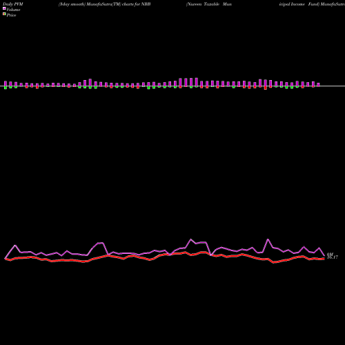 PVM Price Volume Measure charts Nuveen Taxable Municipal Income Fund NBB share NYSE Stock Exchange 