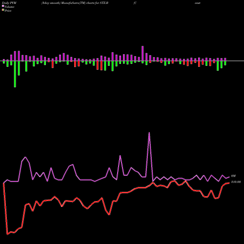 PVM Price Volume Measure charts Constellation Brands Inc STZ.B share NYSE Stock Exchange 