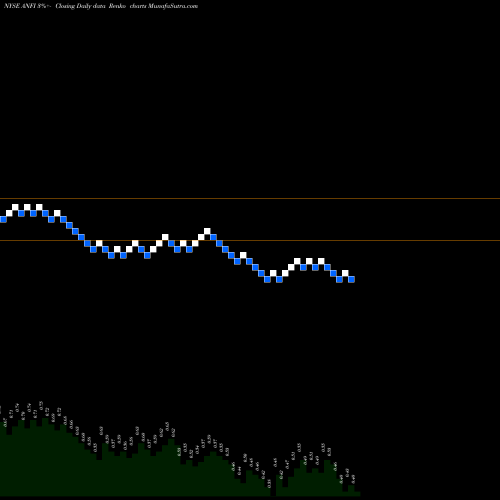 Free Renko charts Amira Nature Foods Ltd ANFI share NYSE Stock Exchange 