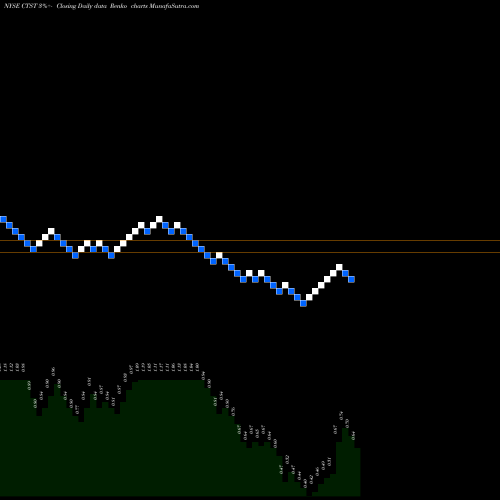Free Renko charts CannTrust Holdings Inc. CTST share NYSE Stock Exchange 