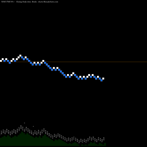 Free Renko charts Terra Nitrogen Company TNH share NYSE Stock Exchange 