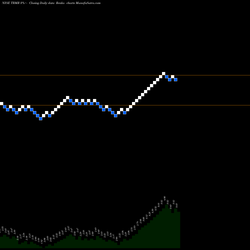 Free Renko charts Tremor Video Inc TRMR share NYSE Stock Exchange 