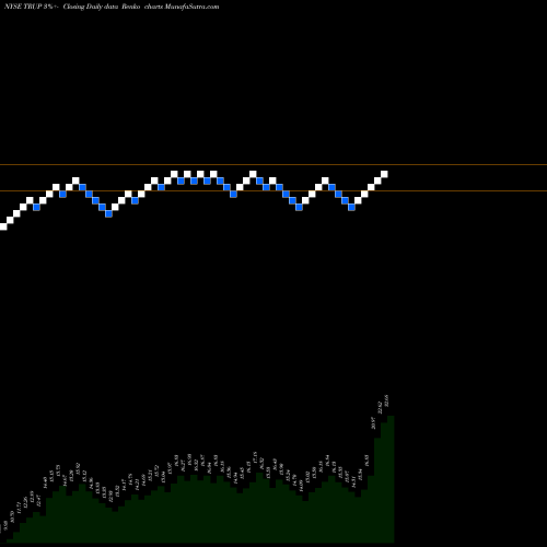 Free Renko charts Trupanion TRUP share NYSE Stock Exchange 