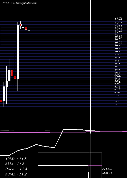  monthly chart PlayagsInc