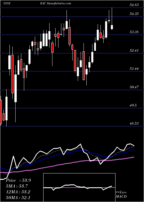  Daily chart Bank Of America Corporation