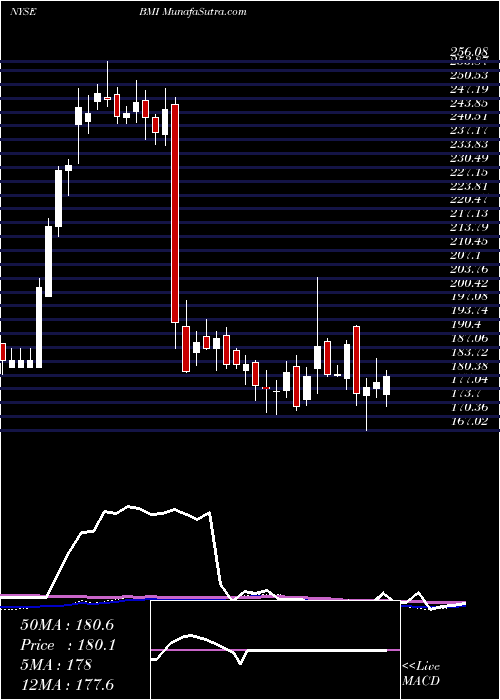  weekly chart BadgerMeter