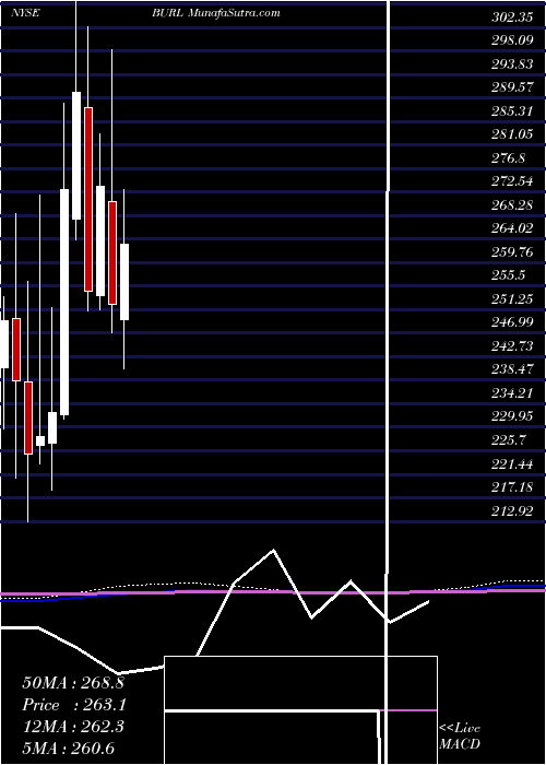  monthly chart BurlingtonStores